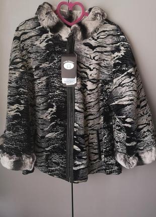 Куртка кожаная двусторонняя с шиншилой6 фото