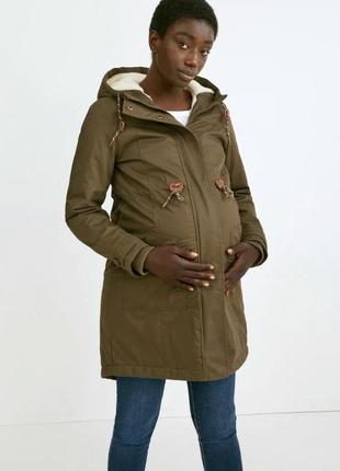 Куртка парка слинг для беременных и мам c&a германия3 фото