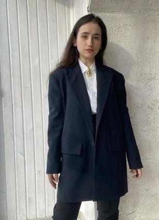 Чорний класичний піджак zara жіночий2 фото