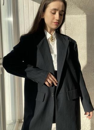 Чорний класичний піджак zara жіночий4 фото