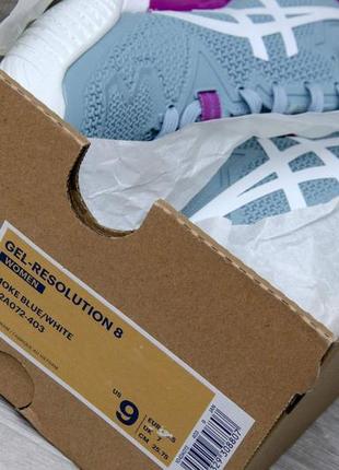 Кросівки asics gel resolution 8. устілка 25,5 см5 фото