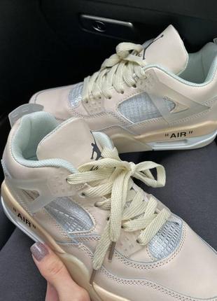 Женские кроссовки nike air jordan 4 retro люкс качество6 фото