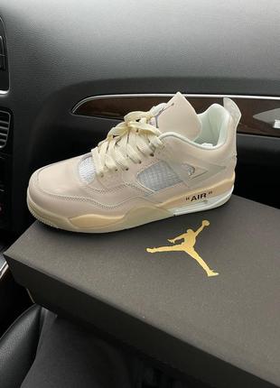 Женские кроссовки nike air jordan 4 retro люкс качество4 фото