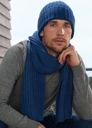 Шапка і шарф трикотажна в'язка тсм tchibo німеччина