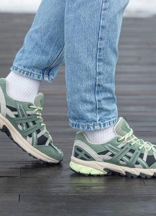 Кросівки asics gel  high 10-50 green