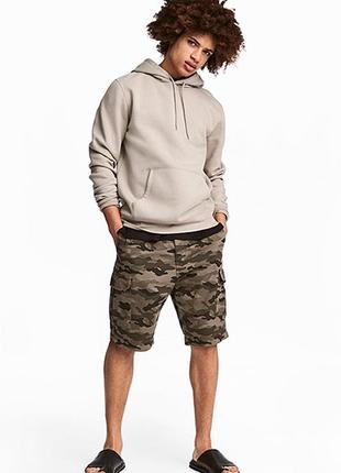 Оригинальные шорты-карго от бренда h&m 0395852003 разм. 30
