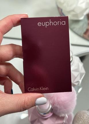 Calvin klein euphoria eau de parfum 1,2 мл1 фото