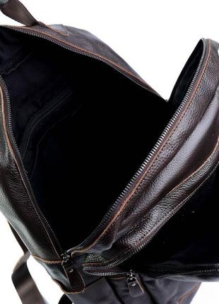 Мужской рюкзак натуральная кожа 42 х 40 см7 фото