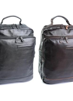 Мужской рюкзак натуральная кожа 42 х 40 см1 фото