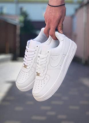 Кроссовки nike air force 1 white4 фото