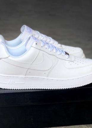 Кроссовки nike air force 1 white1 фото