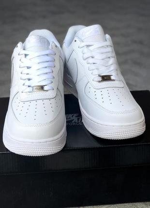 Кроссовки nike air force 1 white3 фото