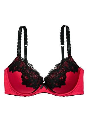 Бюстгальтер h&m microfibre push-up bra - 75b 34b