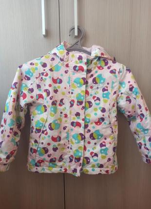 Курточка демисезонная утепленная lupilu на 5-6 лет.1 фото