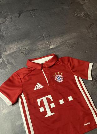 Adidas bayern munchen kids original tee футбольная футболка на малыша3 фото