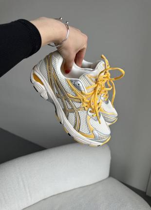 🔵asics gt-2160 silver/yellow