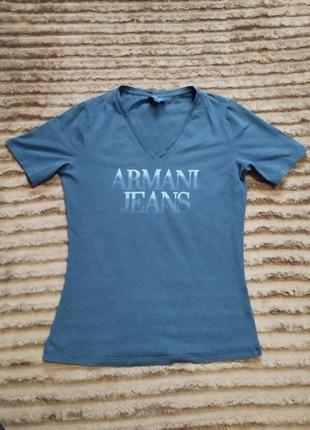 Armani jeans футболка1 фото