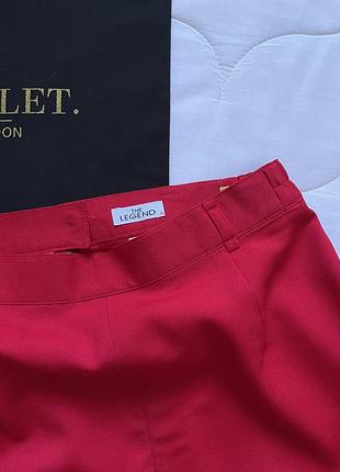 Красная винтажная шерстяная юбка5 фото