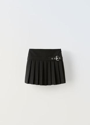 Стильная черная юбка от zara