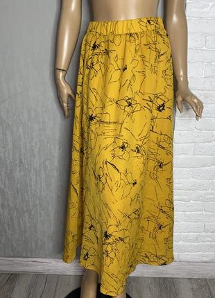 Длинная юбка на резинке юбка макси shein, xl 50-52р1 фото