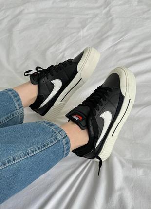 Nike court legacy black