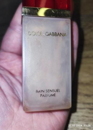 Dolce &amp; gabbana парфюмированный гель для душа bain sensuel2 фото