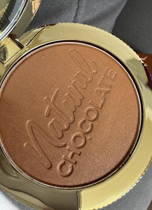 Бронзер too faced chocolate soleil matte - caramel cocoa3 фото