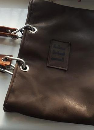 Качественная сумка шоппер из натуральной кожи\италия1 фото