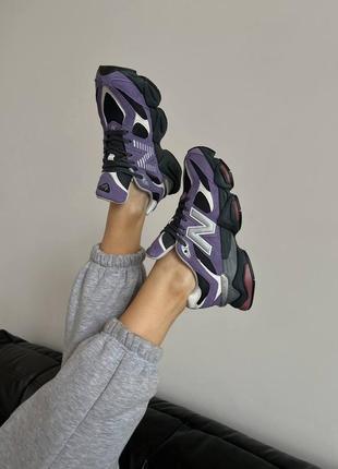 Женские кроссовки new balance 9060 purple rougeALs фиолетового цвета5 фото