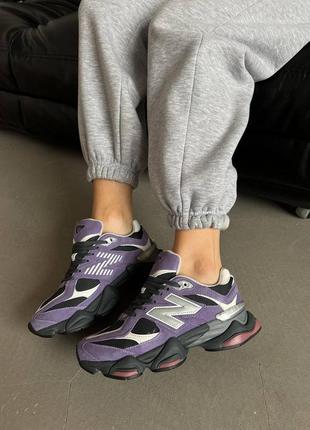 Женские кроссовки new balance 9060 purple rougeALs фиолетового цвета