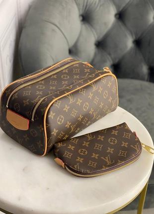 Набор 2 в 1 
косметичка органайзер в стиле louis vuitton