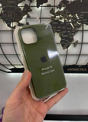 Чехол silicone case с микрофиброй для iphone 15,чехол с микрофиброй для айфон 151 фото