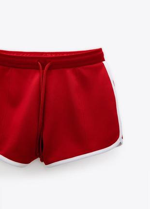 Шорты zara retro contrast shorts - m3 фото