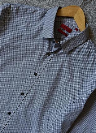 Мужская повседневная рубашка с длинным рукавом hugo оригинал размер xl3 фото