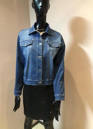 #152 джинсовий жакет коттон эластан