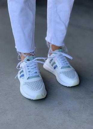 Чоловічі кросівки adidas zx 500 rm commonwealth white3 фото