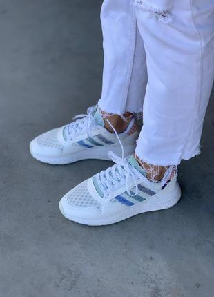 Чоловічі кросівки adidas zx 500 rm commonwealth white6 фото