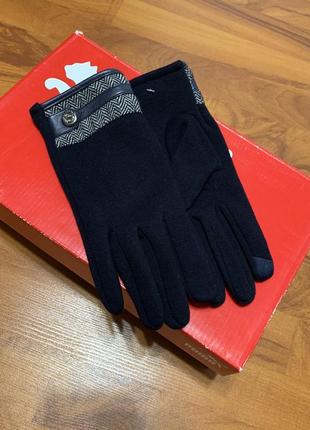 Трикотажные перчатки1 фото