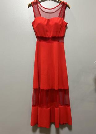 Сукня червона