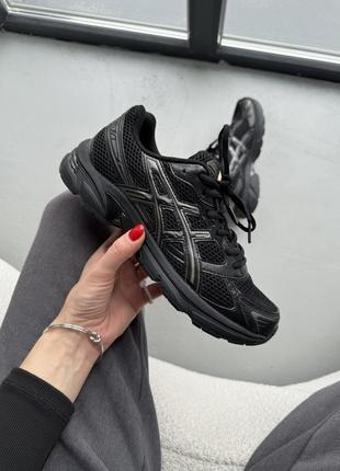 Asics gel-1130 triple black1 фото