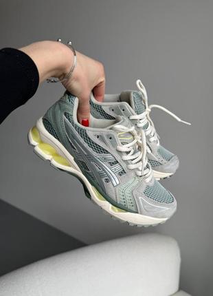 Asics gel-kayano 14 grey/mint