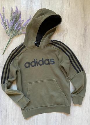 ☀️толстовка adidas хакі 9,10 років