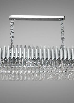 Lightwave 9001-1200x350sl+ch хрустальная люстра овальной формы для гостиной