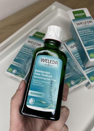 Weleda тонік-стимулятор при втраті та для росту волосся з розмарином🌿