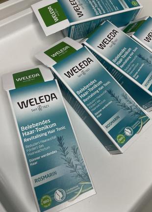 Weleda тонік-стимулятор при втраті та для росту волосся з розмарином🌿
