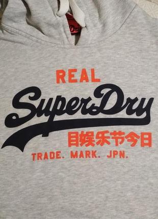 Мужское винтажное худи кофта толстовка vintage superdry (l-xl) оригинал редкая4 фото