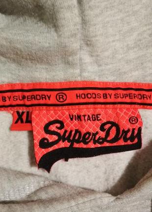 Мужское винтажное худи кофта толстовка vintage superdry (l-xl) оригинал редкая5 фото