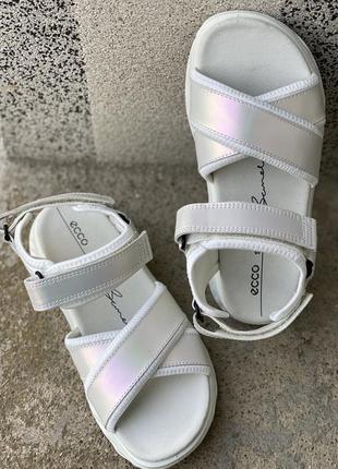 Шкіряні босоніжки сандалії ecco sp.1 lite k  shimmer 30 35 р