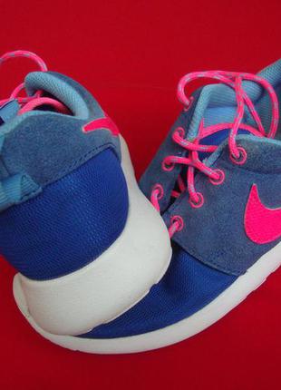 Кроссовки nike roshe run blue оригинал 36-37 размер4 фото