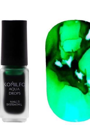 Komilfo aqua drops green №010, 5 мл